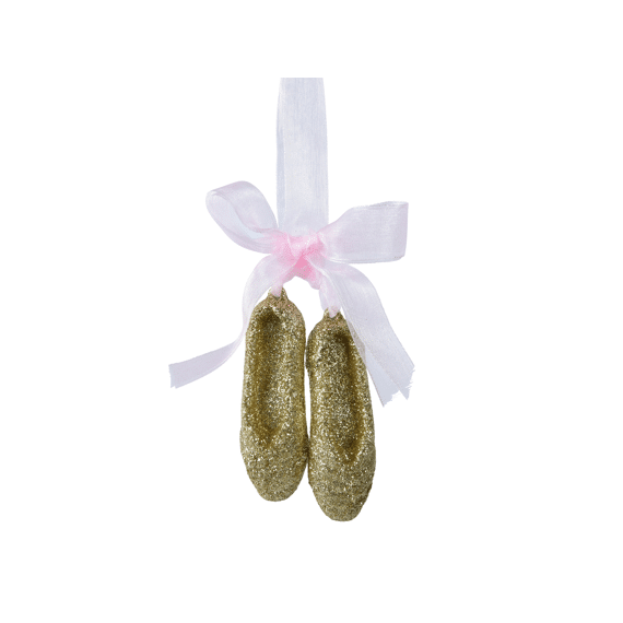 Schoen Op Draad Plastic L2.50-W2.70-H8.00Cm Licht Goud
