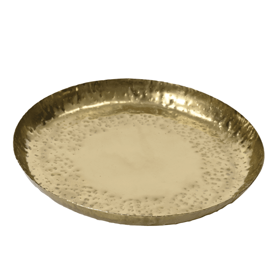 Decobord Ijzer Dia35.00-L35.00-W35.00-H2.50Cm Goud
