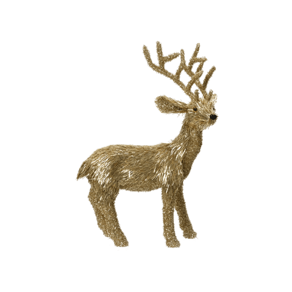 Hert Lametta L15.00-W26.00-H35.00Cm Goud