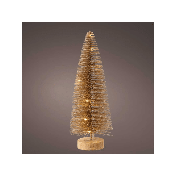 Micro Led Boom Steady Binnen Glitter Dia11.00-H30.00Cm-10L Goud/Warm Wit