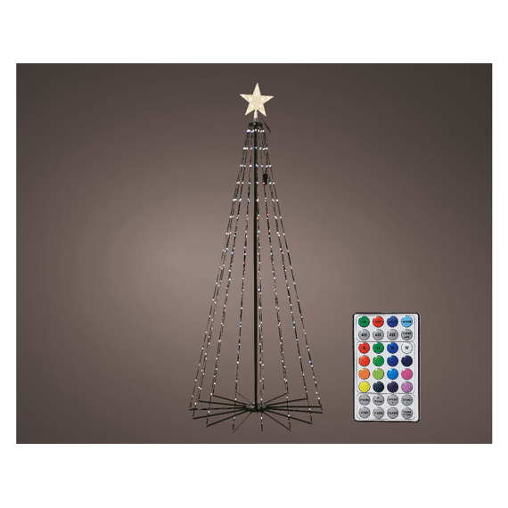 Micro Led Dancing Lights Buiten Dia80.00-H180.00Cm-265L Zwart/Warm Wit/Colour Changing