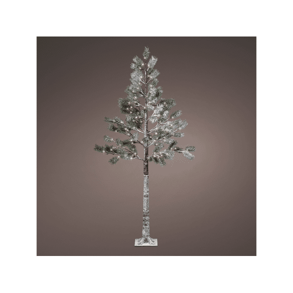 Led Boom Snowy Pine Steady L50.00-W50.00-H180.00Cm-96L Groen/Warm Wit
