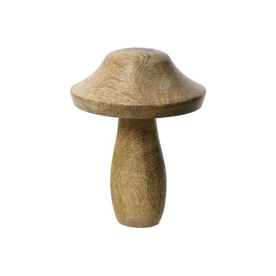 Paddenstoel Mangohout L8.50-W8.50-H12.00Cm Naturel