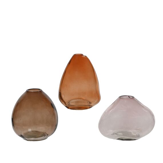 Vaas Glas Dia9.00-H10.50Cm 3 Assortiment Prijs Per Stuk