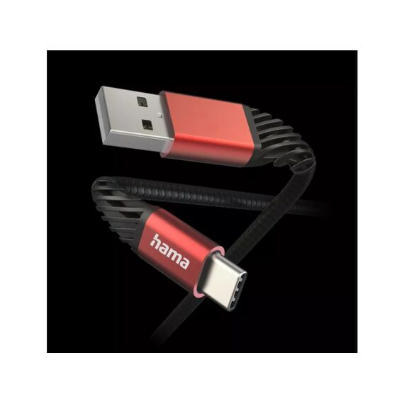 Hama Oplaad-/Gegevenskabel Extreme Usb-A Usb-C 1.5M Zwart