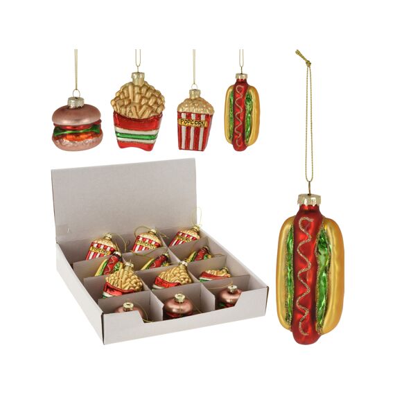 Kerstbal Eten 4 Assortiment Prijs Per Stuk