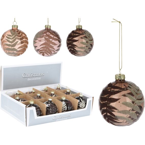 Kerstbal Helder 80Mm Blad 3 Assortiment Prijs Per Kleur