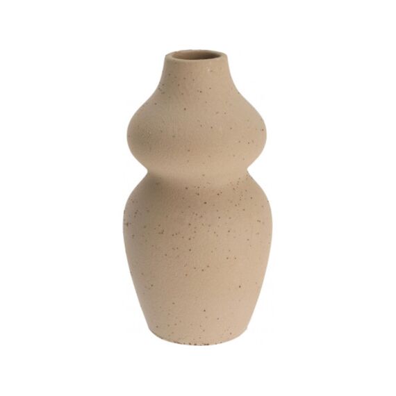 Vaas 14Cm Mat Zand Creme
