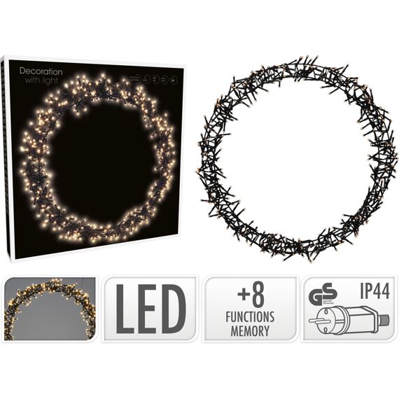 Ring 48Cm Met 400Led Warm Wit