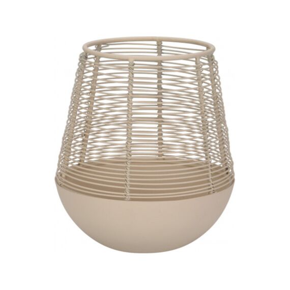 Sfeerlicht 17Cm Metaaldraad Beige