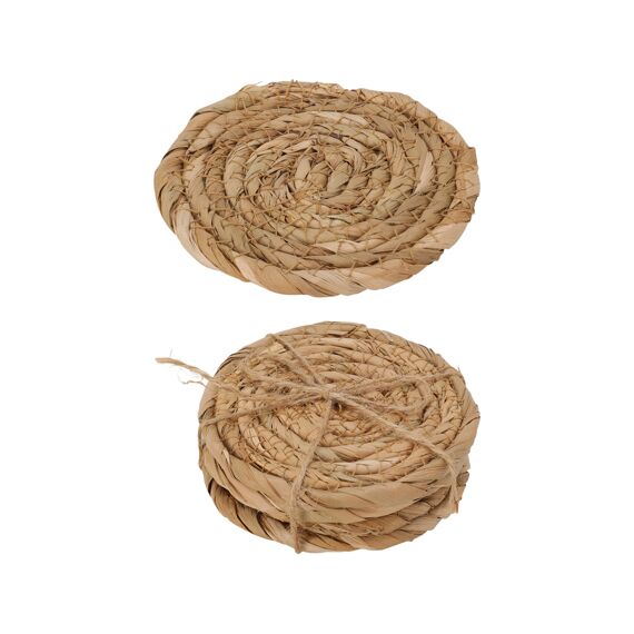 Onderzetters 10Cm Set Van 4 Stuks Nature
