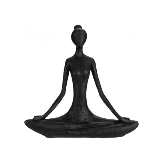 Yoga Beeld Zittend 19X5X18,5Cm 2 Assortiment Prijs Per Kleur