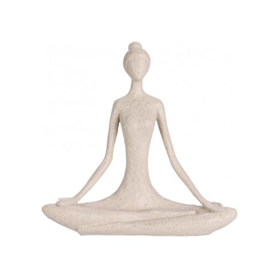 Yoga Beeld Zittend 19X5X18,5Cm 2 Assortiment Prijs Per Kleur