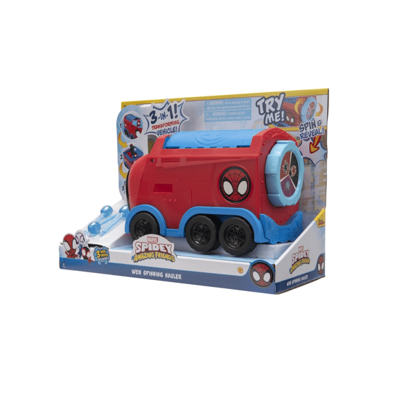 Spidey Deluxe Feature Voertuig Web Spinning Hauler