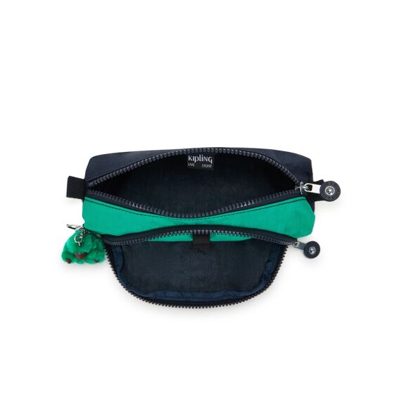 Kipling Pennenzak Cute Blue Green Block