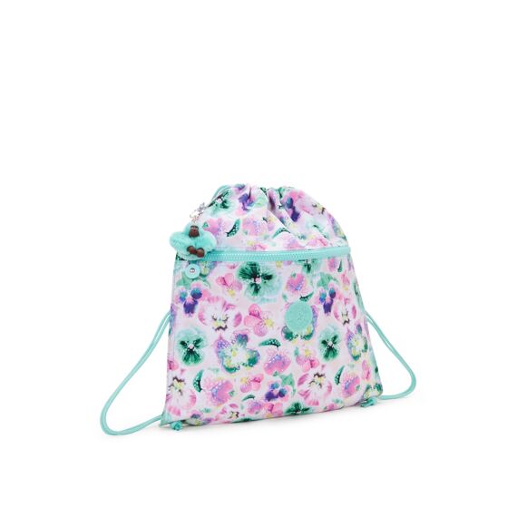 Kipling Zwem- en turnzakje Supertaboo Aqua Blossom