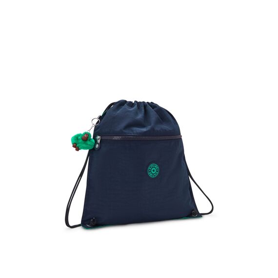 Kipling Zwem- en turnzakje Supertaboo Blue Green Block