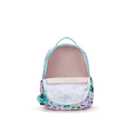 Kipling Rugzak Seoul Lap Aqua Blossom