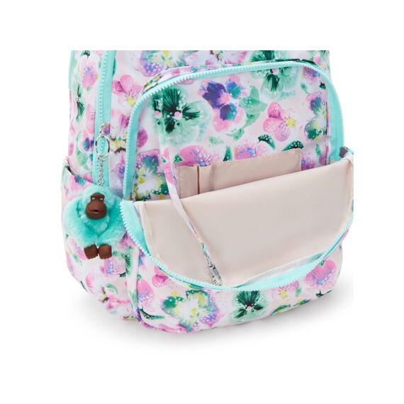 Kipling Rugzak Seoul Lap Aqua Blossom