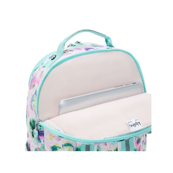 Kipling Rugzak Seoul Lap Aqua Blossom