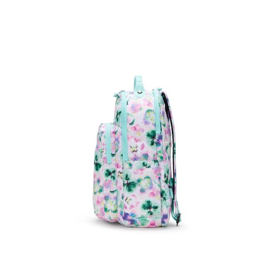 Kipling Rugzak Seoul Lap Aqua Blossom