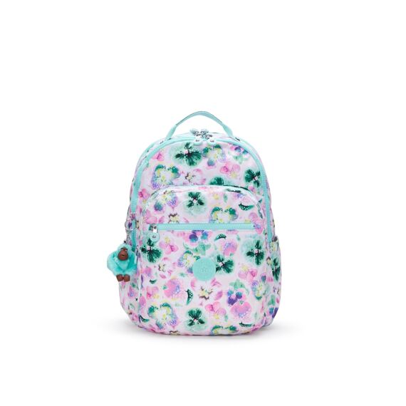 Kipling Rugzak Seoul Lap Aqua Blossom