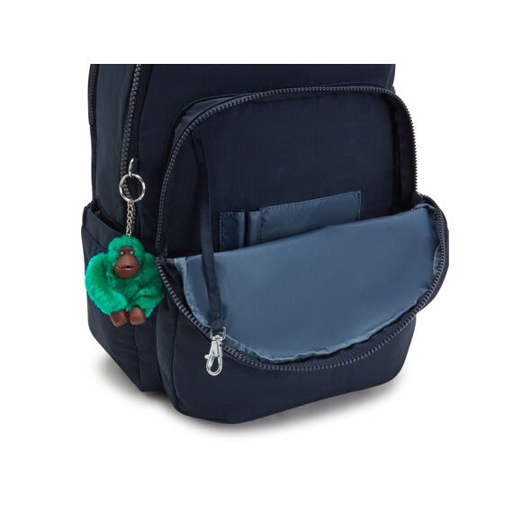 Kipling Rugzak Seoul Lap Blue Green Block