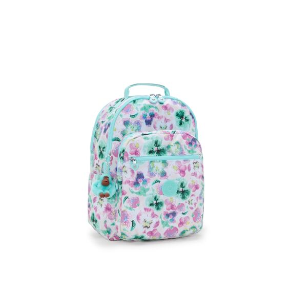 Kipling Rugzak Seoul College Aqua Blossom