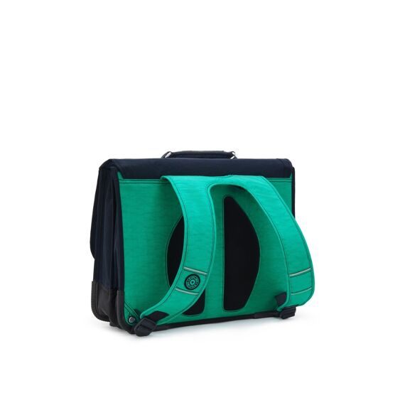 Kipling Boekentas Preppy Blue Green Block