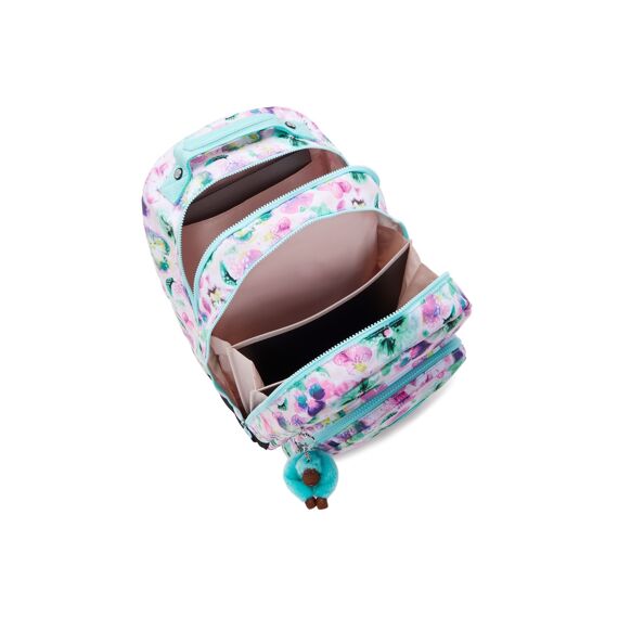 Kipling Rugzak Class Room Prt Ac Aqua Blossom