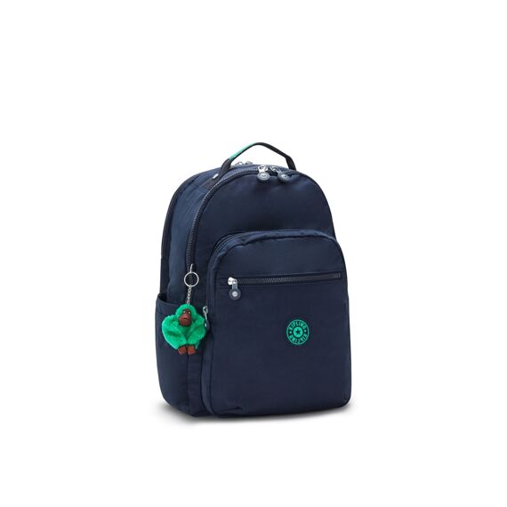 Kipling Rugzak Seoul College Blue Green Block