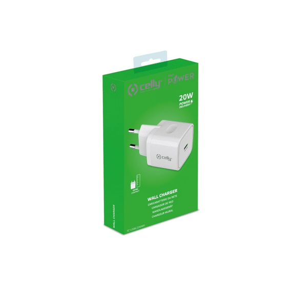 Celly Thuislader Usb-C 20 Watt
