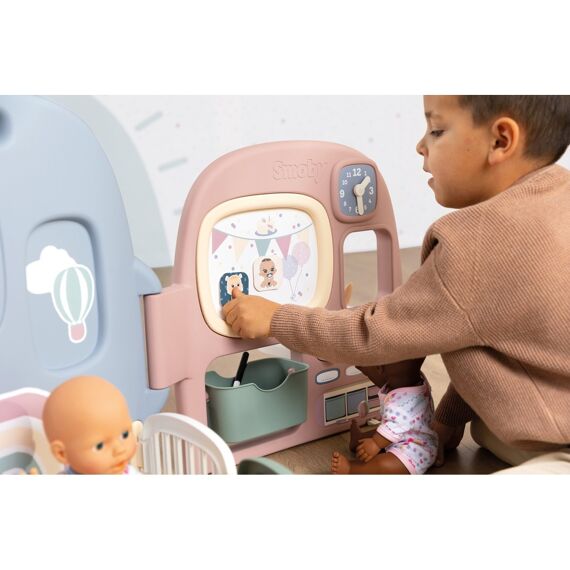 Smoby 240307 Baby Care Creche 5 Speelzones Met 27 Accessoires Exclusief pop