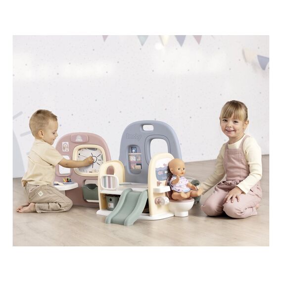 Smoby 240307 Baby Care Creche 5 Speelzones Met 27 Accessoires Exclusief pop