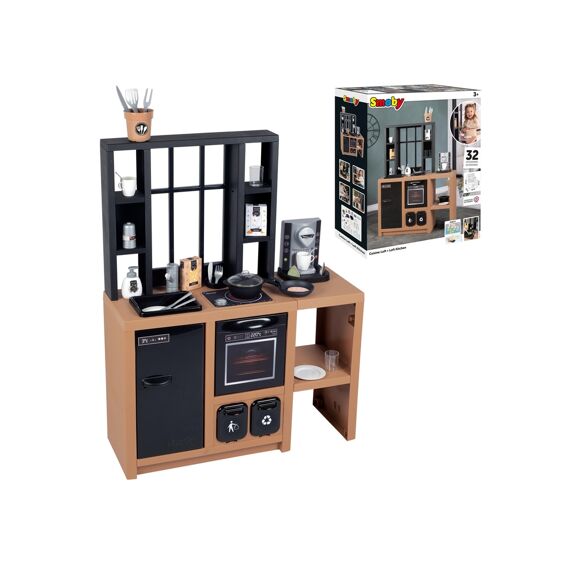 Smoby 312600 Loft Keuken Met 32 Accessoires