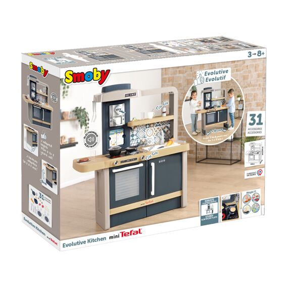 Smoby Evolutieve Keuken Tefal Met 31 Accessoires