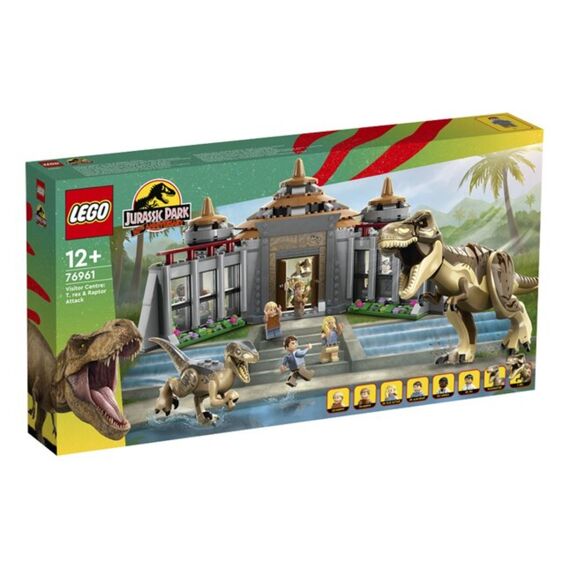 LEGO Jurassic World 76961 Bezoekerscentrum Trex En Raptor Aanval