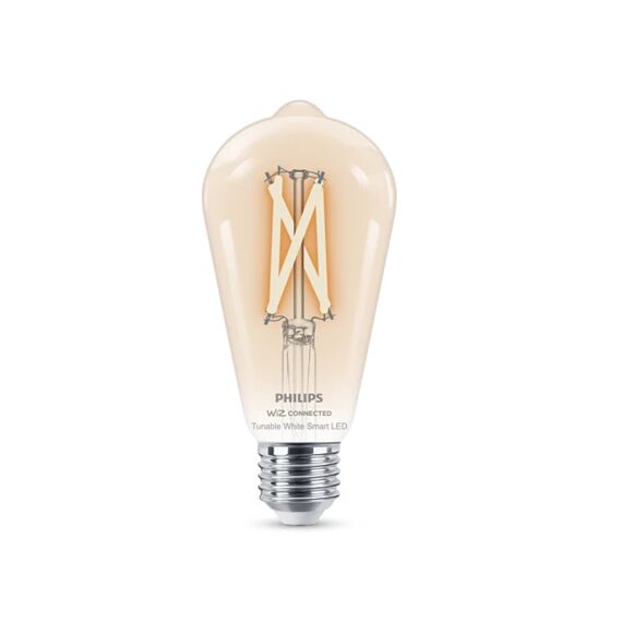 Philips Tunable White Smart LED Filament Edison Lamp Amber 60W E27