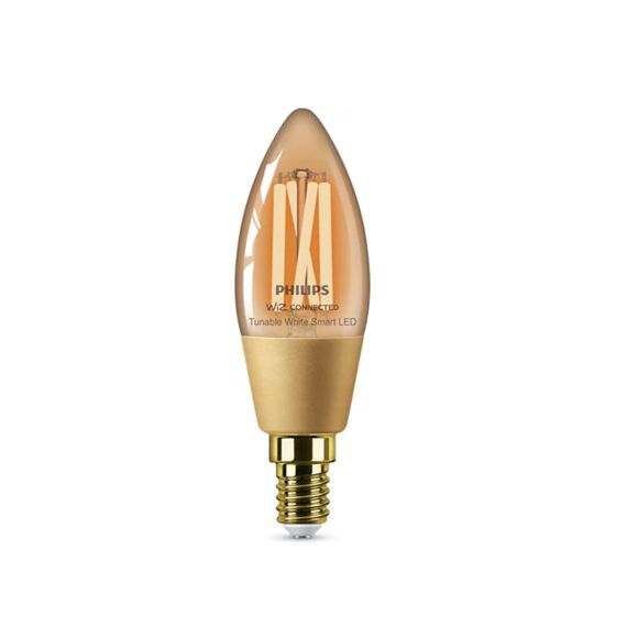Philips Tunable White Smart LED Filament Kaarslamp Amber 25W E14