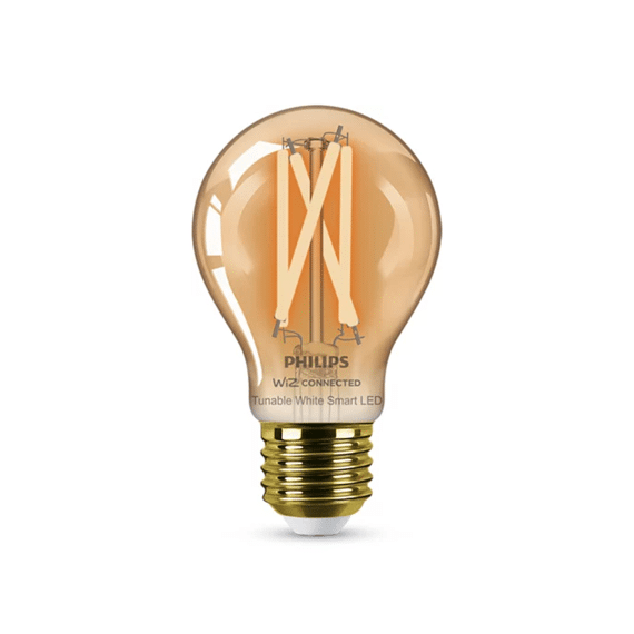 Philips Tunable White Smart LED Filament Lamp Amber 50W E27