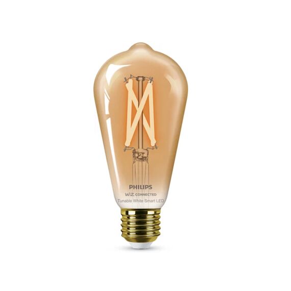 Philips Tunable White Smart LED Filament Edison Lamp Amber 50W E27