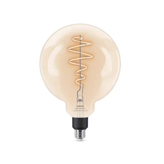 Philips Tunable White Smart LED Filament Globe Helder Amber 40W E27