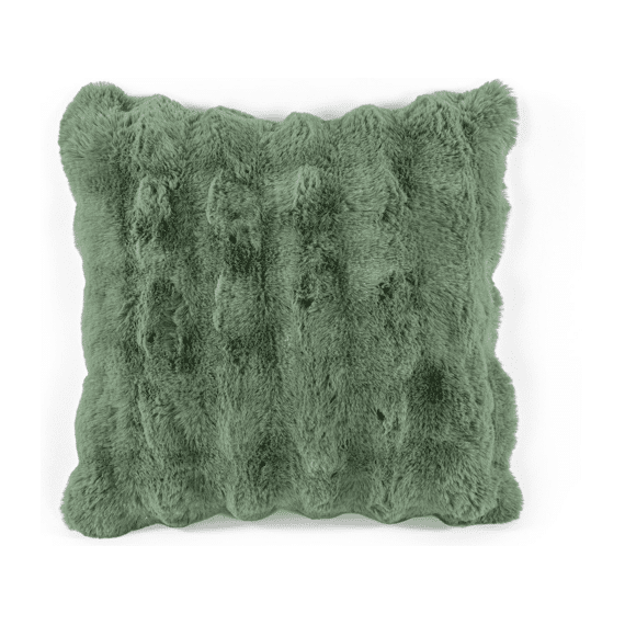Kussen (Gevuld) Buuble Rabbit Fur Greensage 45X45Cm