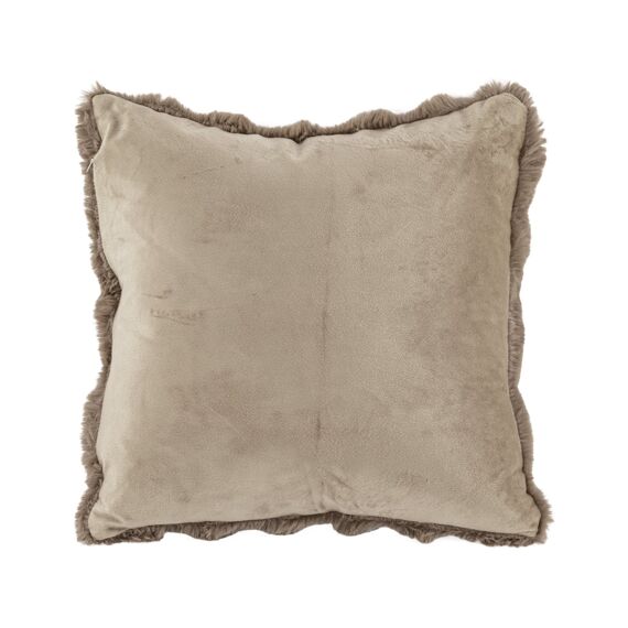 Kussen (Gevuld) Bubble Rabbit Fur Taupe 45X45Cm