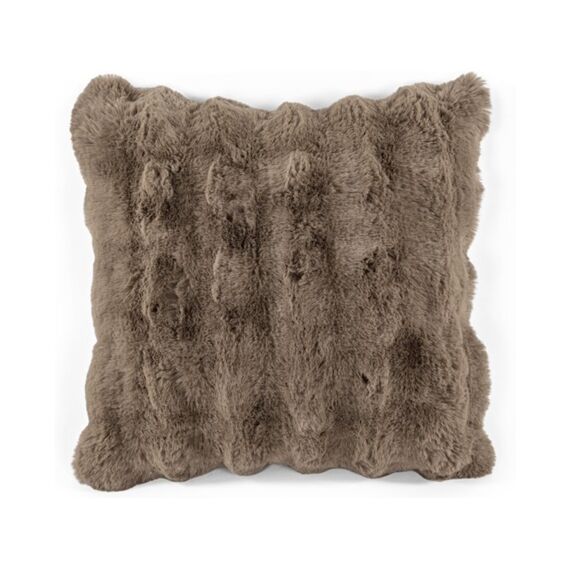 Kussen (Gevuld) Bubble Rabbit Fur Taupe 45X45Cm