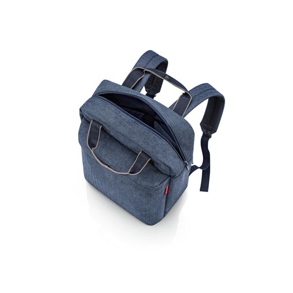 Reisenthel Allday Backpack M Herringbone Dark Blue