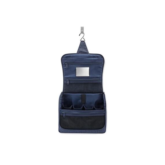 Reisenthel Toiletbag Xl Herringbone Dark Blue