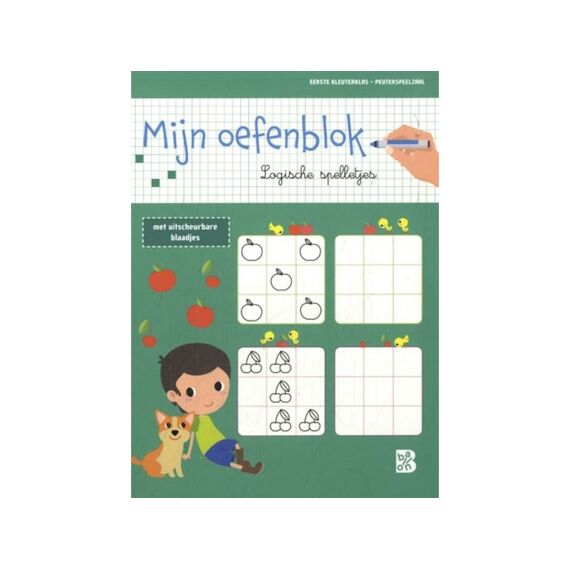 Mijn Oefenblok - Logische Spelletjes (1Ste Kleuterklas - Peuterspeelzaal)