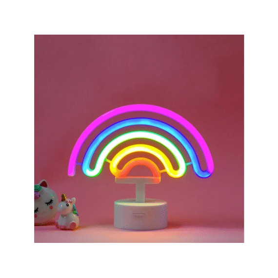 It'S A Sign - Neon Effect Led Lamp Rainbow Usb Opblaadbaar