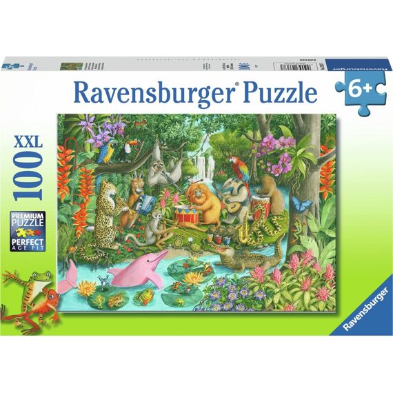 Ravensburger Puzzel 100 Stuks Xxl Het Jungle Orkest